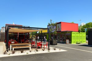 Restart Container Shops in Christchurch, New Zealand Restart Container Shops have been relocated to the Western End of Cashel Street Mall in Christchurch, New Zealand
